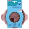 CANPOL BABIES silikoninis neslystantis dubenėlis DOTS, 3 skyrių, 360 ml, 51/403_pink