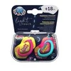 CANPOL BABIES silikoninis simetrinis čiulptukas NEON LOVE, 18 mėn.+, 2 vnt., 22/654_pin