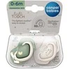 CANPOL BABIES simetrinis silikoninis čiulptukas GOOSE, 0-6 mėn., 2 vnt., 22/667