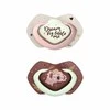 CANPOL BABIES simetrinis silikoninis čiulptukas SLEEPY KOALA, 18m+, pink, 2vnt., 22/660_pin