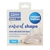 CANPOL BABIES žindukas NATURAL SHAPE Anti-colic, greito pratekėjimo, 12m+, 2 vnt., 21/753