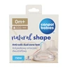 CANPOL BABIES žindukas NATURAL SHAPE Anti-colic, labai lėto pratekėjimo, 0m+, 2 vnt., 21/750
