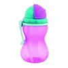 CANPOL BABIES gertuvė su šiaudeliu 370ml 56/113_pink2
