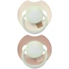 Canpol LOVI 34/438 Dynamic Silikoninis čiulptukas Prime 18+m 2 vnt Ivory Glow/Blush Glow