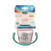 Canpolbabies CANPOL BABIES neišsipilantis puodelis su mikštu silikoniniu snapeliu Sea life, 230ml rožinis, 56/501_pin
