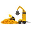 CAT kranas su transporto priemonėmis Little Machines Ground Crew, 83195