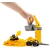 CAT kranas su transporto priemonėmis Little Machines Ground Crew, 83195