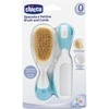 CHICCO šukos ir šepetys Light Mėlyna 0m+