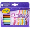 Crayola, Inc. CRAYOLA blizgūs flomasteriai, 8 vnt., 58-8648