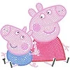 DIAMOND DOTS kūrybinis rinkinys piešimas deimantais Peppa Pig, DTZ10.010