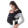 ERGOBABY nešioklė EMBRACE, grynas juodas