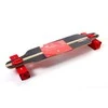 Bambukinė riedlentė Ferrari Longboard, FBW15, Juodos ir raudonos spalvos