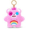 FUGGLER CARE BEARS pliušinis raktų pakabukas - monstriukas, 1 serija, asort., 15782