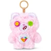 FUGGLER CARE BEARS pliušinis raktų pakabukas - monstriukas, 1 serija, asort., 15782