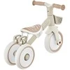 GLOBBER mokomasis triratukas Learning Trike, 2in1 Plus, kokosinis, 737-466