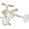 GLOBBER mokomasis triratukas Learning Trike, 2in1 Plus, kokosinis, 737-466