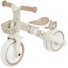 GLOBBER mokomasis triratukas Learning Trike, 3in1 Plus, kokosinis, 738-466