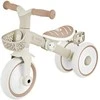 GLOBBER mokomasis triratukas Learning Trike, 2in1 Plus, kokosinis, 737-466