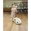 GLOBBER paspiriama mašinėlė Walk 'n Roll 2in 1 Ecologic, kokosinis, 830-566