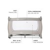 HAUCK lovelė - maniežas SLEEP N PLAY Go Plus, smėlio spalvos