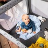 Nascita HAUCK lovelė - maniežas SLEEP N PLAY SQ, nordic pilkas