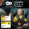KINDERKRAFT automobilinė kėdutė 61-105 cm I-GUARD PRO I-SIZE, graphite juodas, KCIGUAPRBLK0000
