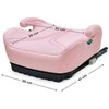 KINDERKRAFT automobilinė kėdutė I-BOOST 2 PRO, rožinė, KCIBOO02PNKPR00