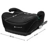 KINDERKRAFT automobilinė kėdutė I-BOOST 2 PRO, juoda, KCIBOO02BLKPR00
