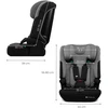 KINDERKRAFT automobilinė kėdutė I-COMFY, i-Size, tamsiai pilka, KCICOM00DGR0000