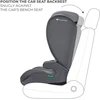 KINDERKRAFT automobilinė kėdutė I-SPARK 2 PLUS I-SIZE, 100-150 cm., Pilkas, KCISPA02GRYPL00