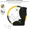 KINDERKRAFT automobilinė kėdutė I-SPARK 2 PLUS I-SIZE, 100-150 cm., Juodas, KCISPA02BLKPL00
