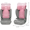 KINDERKRAFT automobilinė kėdutė I-SPARK 2 PLUS I-SIZE, 100-150 cm., Rožinė, KCISPA02PNKPL00