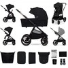 KINDERKRAFT universalus vežimas 2IN1 NEA 2.0, midnight juodas, KSNEA002BLK2000