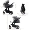 KINDERKRAFT universalus vežimėlis 3in1 PRIME 2 3IN1 MINK PRO pilkos spalvos, KSPRIM02GRY300I