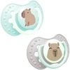 LOVI dinaminis silikoninis čiulptukas CapiChill Boy, 6-18m, 2 vnt., 22/933boy