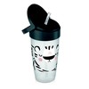 LOVI puodelis su šiaudeliu ACTIVE Salt&Pepper, 350 ml, 35/357