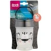 LOVI puodelis su šiaudeliu JUNIOR Salt&amp;Pepper, 250 ml, 35/356