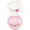 LOVI silikoniniai dinaminiai čiulptukai Prime, Rose/Rose Kreminis, 0–6 mėn., 2 vnt., 34/454