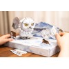 MAKEBUG 3D popierinė delionė Baltoji pelėda, MB-B-0009