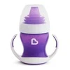 MUNCHKIN mokomoji gertuvė su rankenomis ir minkštu snapeliu, Gentle Transition, violetinės spalvos, 4mėn+, 118 ml, 012550WWW