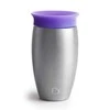 MUNCHKIN nerūdijančio plieno puodelis, Miracle 360, 12mėn+, violetinės spalvos, 296ml, 05190901