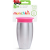 MUNCHKIN nerūdijančio plieno puodelis, Miracle 360, rožinės spalvos, 12mėn+, 296ml, 01245101
