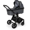 Muuvo universalus vežimėlis Quick 2in1 Quick Carbon Graphite, pilkos spalvos