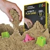 National Geographic kinetinio smėlio rinkinys, rudas