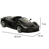 Nuotoliniu būdu valdomas 1:14 automodelis RASTAR R/C Ferrari LaFerrari Aperta, juodas