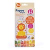 Petite&Mars PAPOO daugkartinio naudojimo maisto maišeliai 6 vnt. Lion 901808