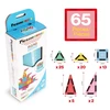 PICASSO TILES Magnetinis konstruktorius Construction set with Pieštukas box 65 det., PN03