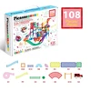 PICASSO TILES Magnetinis konstruktorius 2in1 set 108 det., PTG108