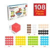 PICASSO TILES Magnetinis konstruktorius Magnetic Cubes 108 det., PMC108
