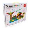 PICASSO TILES Magnetinis konstruktorius HedgeHog blocks Safari 100 det., PTB100-SAFARI